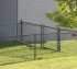 AFC Iowa City - Chain Link Fencing, 100 4' black vinyl chain link
