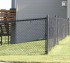AFC Iowa City - Chain Link Fencing, 101 4' black vinyl chain link 2