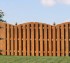 AFC Iowa City - Wood Fencing, 1010 6' board on board overscallop stained