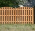 AFC Iowa City - Wood Fencing, 1015 6' overscallop board on board stained