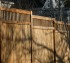 AFC Iowa City - Wood Fencing, 1054 Custom Solid with Accent Top