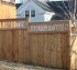 AFC Iowa City - Wood Fencing, 1056 Custom Solid with Accent Top