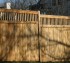 AFC Iowa City - Wood Fencing, 1058 Custom Solid with Accent Top