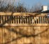 AFC Iowa City - Wood Fencing, 1059 Custom Solid with Accent Top
