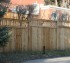 AFC Iowa City - Wood Fencing, 1062 Custom Solid with Accent Top