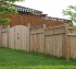 AFC Iowa City - Wood Fencing, 1066 Custom Solid with Accent Top Gate