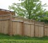 AFC Iowa City - Wood Fencing, 1067 Custom Solid with Accent Top