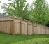 AFC Iowa City - Wood Fencing, 1069 Custom Solid with Accent Top