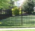 AFC Iowa City - Custom Iron Gate Fencing, 1204 Alternating pickets with balls and quadflare