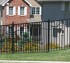 AFC Iowa City - Custom Iron Gate Fencing, 1226 6' with underscallop in square panel