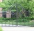 AFC Iowa City - Custom Gates, 1308 Overscallop Estate gate with circles