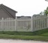 AFC Iowa City - Vinyl Fencing, 4' Overscalloped Pickets PVC with French Gothic Post Caps - AFC - IA