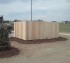 AFC Iowa City - Wood Fencing, 6' Solid Dumpster Enclosure - AFC - IA