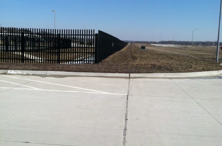AFC Iowa City - K-Rated Vehicle Restraint Systems Fencing, 8' Crash Rated Ornamental Impasses - AFC - IA