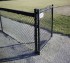 AFC Iowa City - Chain Link Fencing, Black Vinyl-AFC-Grand Island