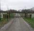 AFC Iowa City - Custom Gates, Country Overscallop Estate Gate with Letter Infill