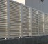 AFC Iowa City - Louvered Fence Systems Fencing, Louvered Fence Panel System In Tan